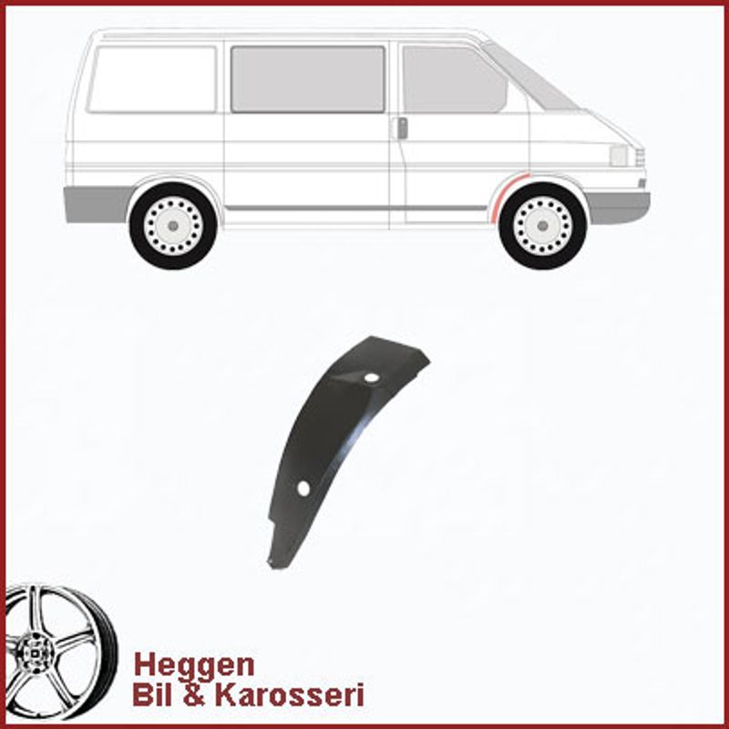 Forskjerm bakre indre VW T4   07.90-04.03. høyre