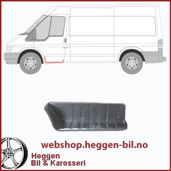 Hovedbilde Kanal / innvendig stigtrinn  Ford Transit    01.00-12.14  venstr