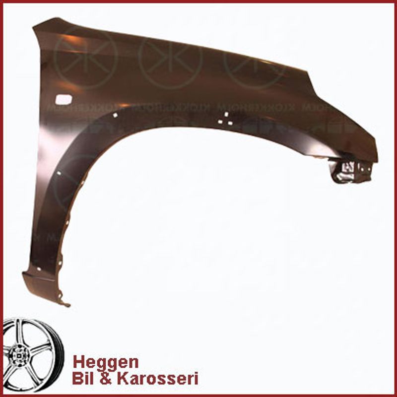Forskjerm  Toyota Rav 4 II m/hull for skjermutbyggere  høyre